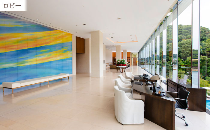 【高島屋選定品】【オリーブベイホテル】 ラグジュアリールーム 『デラックスコース』　ペア宿泊券（1泊2食付き）＜高島屋＞ [CFQ071]