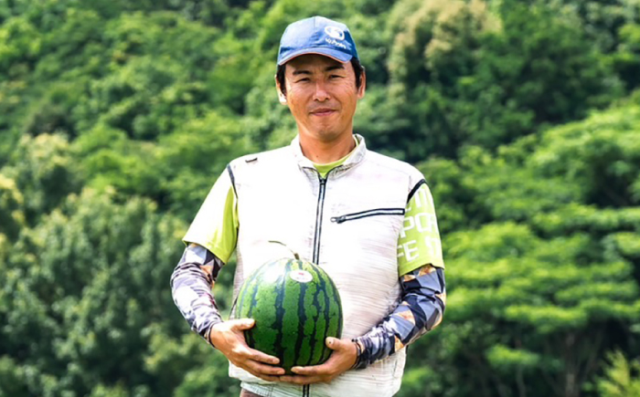 すいか 【先行予約：2026年5月下旬より配送】 スイカ 羅皇ザ・スウィート 1玉  [CGM005]  すいか スイカ