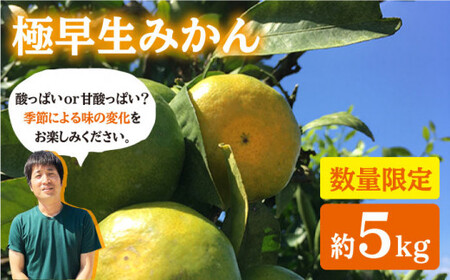 【10月中旬より発送】極早生みかん（岩崎・上野）約5kg＜Da・IWASAKI FARM＞ [CCZ002]