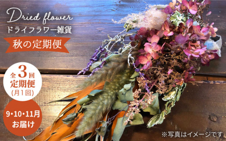 【秋の定期便】ドライフラワー雑貨＜Pearl Bay Caf'e & Flowers＞ [CEW008]