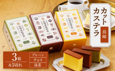 【嬉しい詰め合わせ】 長崎カステラ3箱入 ＜文明堂総本店＞ [CFG003]