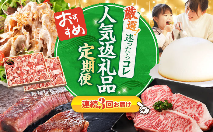 【3回定期便】上位人気返礼品～見つけた！西海の宝物定期便～ [CZZ023] サーロイン