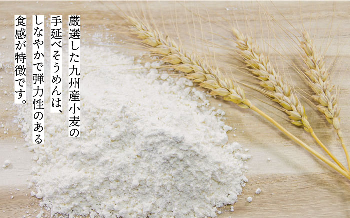 【九州産小麦粉使用】島原 手延べそうめん 9kg / 手延べ 麺 素麺 / 南島原市 / のうち製麺 [SAF039]