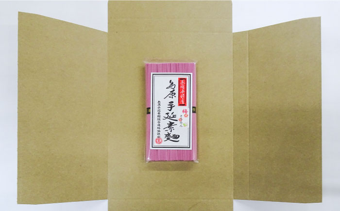 島原 手延 梅素麺 250g  / そうめん 南島原市 / 島原手延素麺組合連絡協議会 [SAN006]