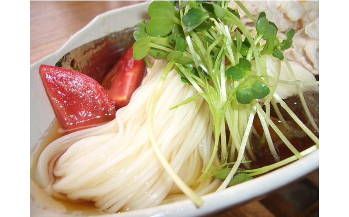 バラエティセット 4種24束 ( そうめん 細うどん そば 茶素麺 )  ( そうめん 細うどん そば 茶素麺 ) / 食べ比べ  素麺 うどん 蕎麦 麺 乾麺 そうめんそば ソバ めん 保存食  / 南島原市 / ふるせ [SAQ030]