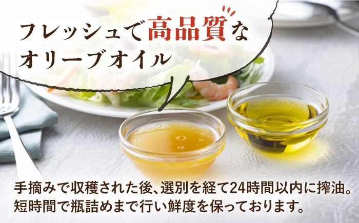 （6回定期便）【国産 手摘み 100% 】南島原産 オリーブオイル  S島原 / オリーブ オイル 油 あぶら 食用油 / 南島原市 / ふるさと企画 [SBA065]
