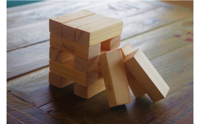 【五感で遊べる桧の積み木】ヒノキノツミキ（大） / ヒノキ 積み木 南島原市 / ハママツ [SBE001]
