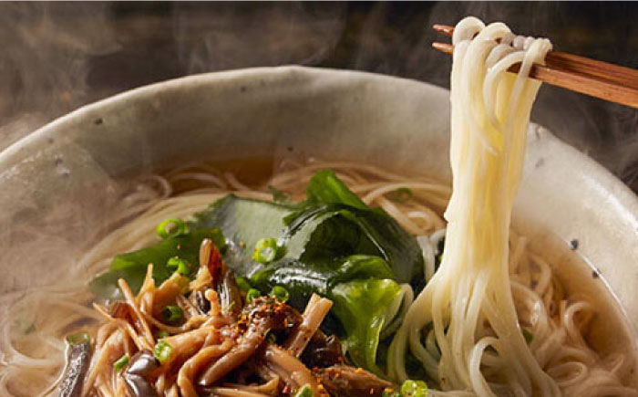 【誕生以来20年のロングセラー！】養々麺 2食セット / ようようめん 長崎 養々麺 即席 にゅう麺 にゅうめん きのこ / 南島原市 / 雲仙きのこ本舗 [SBJ007]