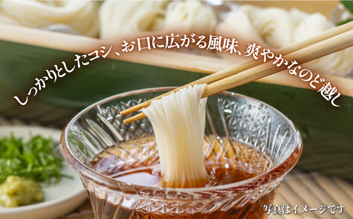【宮内庁献上品】島原 手延べ そうめん 川上の糸 3kg / 手延べ 麺 素麺 / 南島原市 / 川上製麺 [SCM030]
