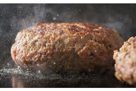 【6回定期便】鉄板焼き屋自慢の手ごね ハンバーグ オリジナル ソース付き 150g×10個 / ハンバーグ はんばーぐ 弁当 おかず 鉄板焼き / 南島原市 / はなぶさ [SCN101]