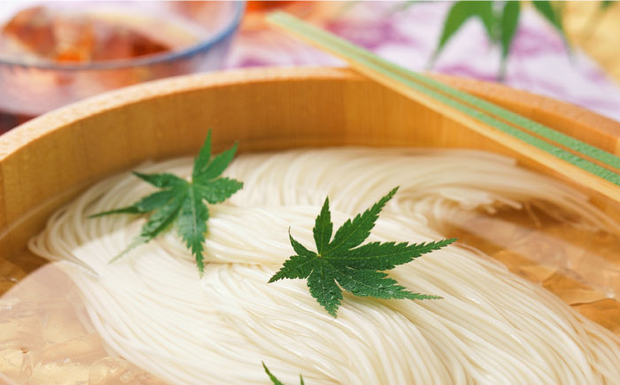 【九州産 小麦 100％】小麦島原 手延 素麺 1kg / 南島原市 / 野村屋 [SCS004]