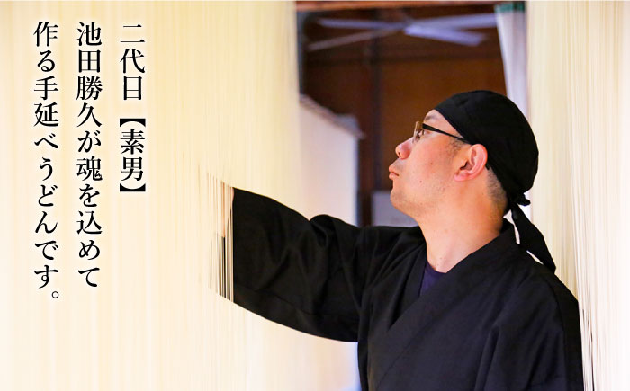 【 定期便 12回】手延べ うどん 1.5kg （50g×30束） / 島原手延べ 乾麺 麺 / 南島原市 / 池田製麺工房 [SDA061]