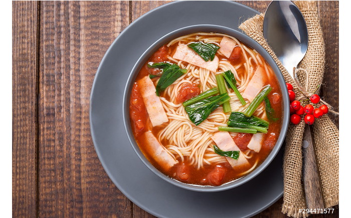 トマトバジルそうめん 2人前 ・万能調味料あごだしスープ 4袋 / 乾麺 トマト バジル あごだし 2000円 2000 / 南島原市 / ふるせ [SAQ008]