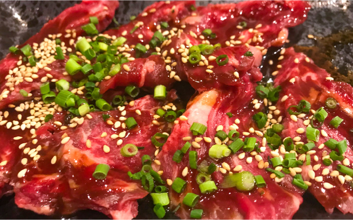 長崎和牛 もも肉 800g  / 牛 牛肉 サガリ 焼くだけ 味付け肉 味噌漬け 西京焼き /  南島原市 / はなぶさ [SCN016]