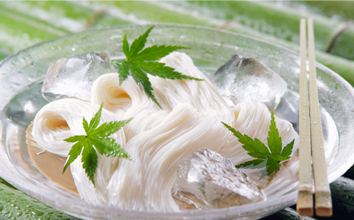 【九州産 小麦 100％】島原 手延 素麺 2kg / 南島原市 / 野村屋 [SCS005]