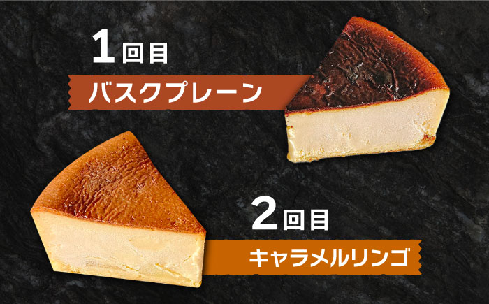 【6回定期便】 よしだのバスクチーズ 食べ比べ / ケーキ タルトケーキ スイーツ デザート 洋菓子 スペイン菓子職人が作る / 南島原市 / 吉田菓子店 [SCT035]