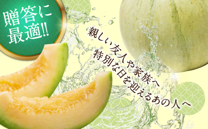 【2026年4月下旬～発送】【根強い人気！】 プリンスメロン 約4kg （7～13玉）/ 南島原市 / 南島原果物屋 [SCV010]