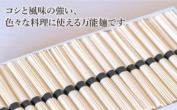 【 定期便 12回】手延べ うどん 1.5kg （50g×30束） / 島原手延べ 乾麺 麺 / 南島原市 / 池田製麺工房 [SDA061]