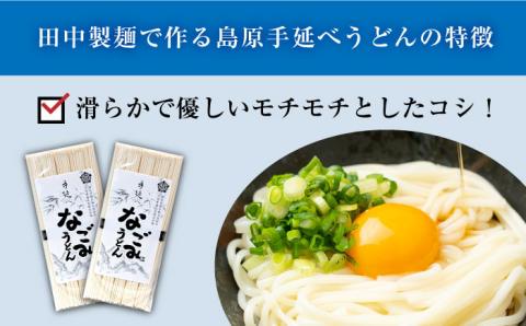 【田中製麺】島原手延べうどん なごみ 5束×2袋 (500g) / コシが強い 細麺 麺 乾麺 / 南島原市 / 贅沢宝庫 [SDZ010]