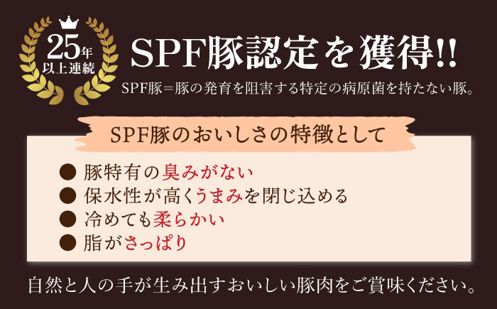 【訳アリ】やっちゃおいしか芳寿豚のスペアリブ / 豚肉 ほうじゅとん SPF豚 spfポーク 小分け バラ しゃぶしゃぶ / 南島原市 / 芳寿牧場 [SEI006]