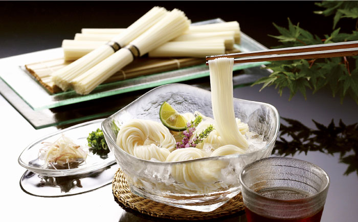 島原手延べそうめん　2kg（50g×40束）/ 素麺 ソーメン 乾麺 / 南島原市 / 大平製麺 [SGH003]