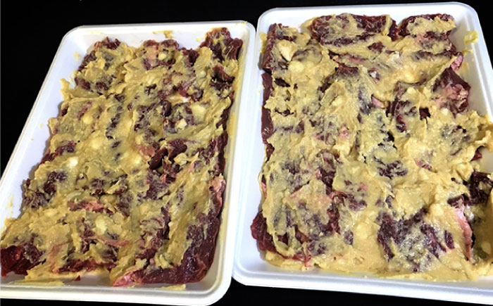 【12回定期便】長崎牛 サガリ 肉 600g 西京噌漬け / 牛肉 焼肉 焼くだけ 味付け 小分け さがり / 南島原市 / はなぶさ [SCN075]