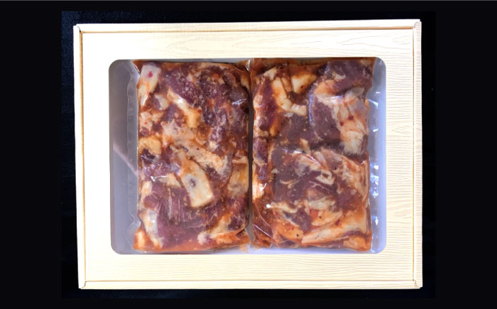 【12回定期便】雲仙もみじ豚 味付き 中おち カルビ スタミナ焼き 1200g   / 豚 豚肉 カルビ 味付け肉 フライパン 焼くだけ おかず 焼肉 / 南島原市 / はなぶさ [SCN090]