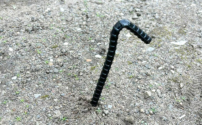 鍛造ペグ 20cm / キャンプ キャンプ用品 ペグ キャンプ場 アウトドア用品 / 南島原市 / 重光刃物鍛造工場 [SEJ011]