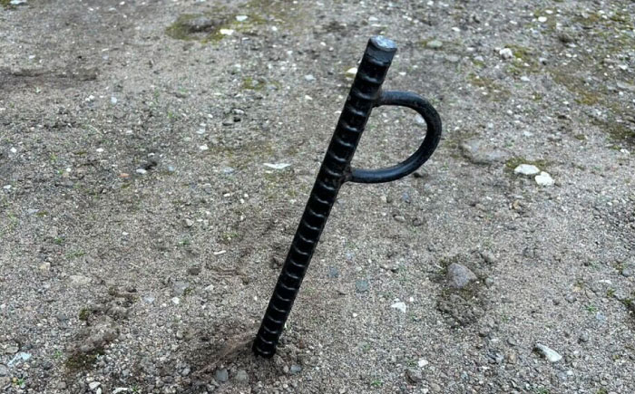 鍛造ペグ 45cm / キャンプ キャンプ用品 ペグ キャンプ場 アウトドア用品 / 南島原市 / 重光刃物鍛造工場 [SEJ013]