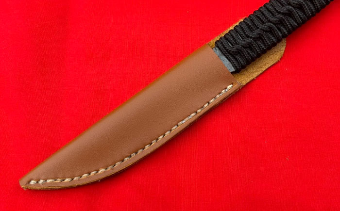 【職人技の極み】ペーパーナイフ 110mm 革ケース付き / アウトドア キャンプ 釣り / 南島原市 / 重光刃物鍛造工場 [SEJ027]