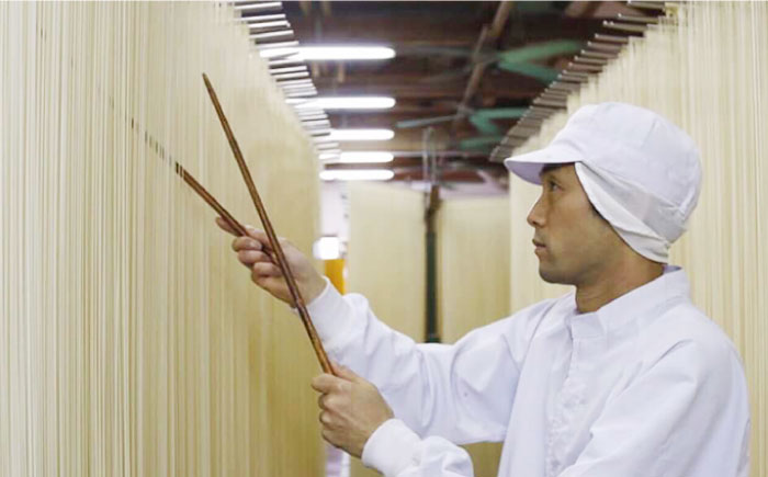 手延べ ふし麺 1kg 素麺 そうめん / 手延べ 麺 素麺 / 南島原市 / のうち製麺 [SAF002]