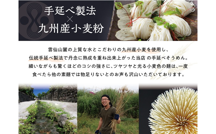 トマトバジルそうめん＆手延べそうめん (スープ付)  / 手延べうどん 島原 手延べ 素麺 麺 乾麺 トマト バジル 3000円 3000 / 南島原市 / ふるせ [SAQ004]