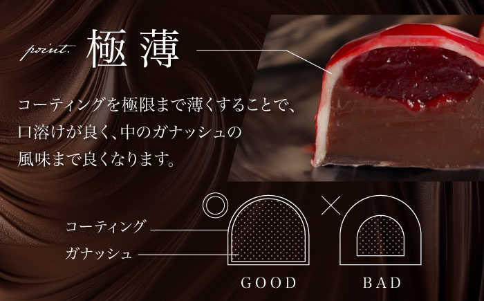 【2026年2月～発送】ボンボンショコラ 15個入り / チョコ チョコレート ちょこれーと お土産 お菓子 バレンタイン / 南島原市 / 本田屋かすてら本舗 [SAW033]
