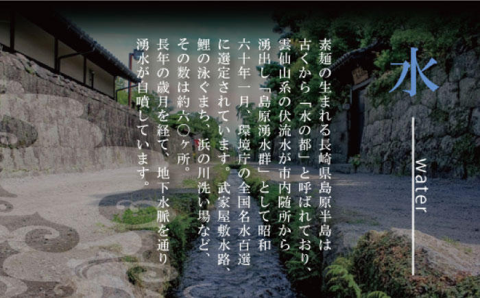 【コシの強さ・のど越しは逸品!】 こだわりの麺匠が創る 島原 手延 素麺 8kg（50g×160束）/ 島原 手延べ 麺 / 南島原市 / ふるさと企画 [SBA070]