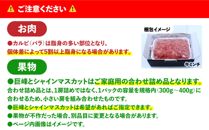 【4回定期便】長崎和牛と旬のフルーツが楽しめる バラエティ定期便 / フルーツ定期便 果物定期便 肉定期便 牛肉 びわ メロン ぶどう みかん / 南島原市 / 贅沢宝庫 [SDZ056]