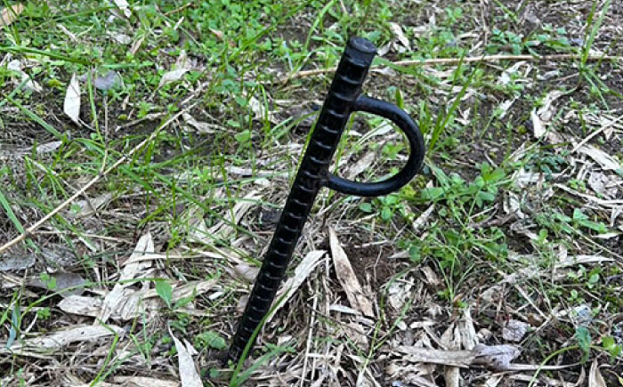 鍛造ペグ 45cm / キャンプ キャンプ用品 ペグ キャンプ場 アウトドア用品 / 南島原市 / 重光刃物鍛造工場 [SEJ013]