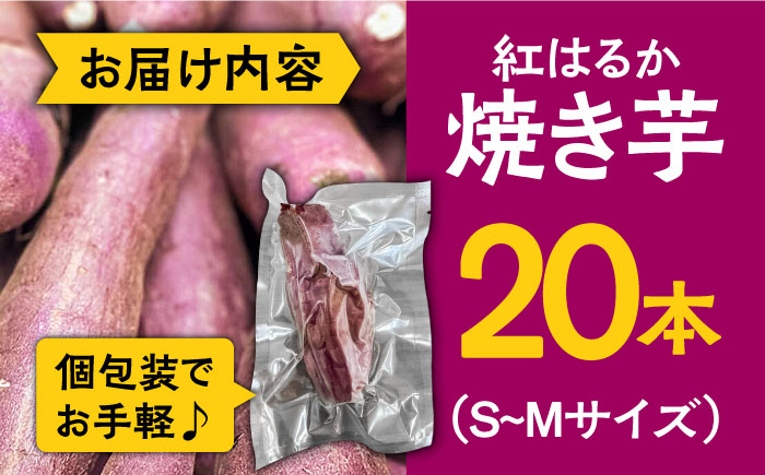 【数量限定】【ねっとり甘い熟成サツマイモ】冷凍焼き芋（紅はるか） 20本(S～M) / 小分け 個包装 / 南島原市 / 池田海陸物産 [SEW001]