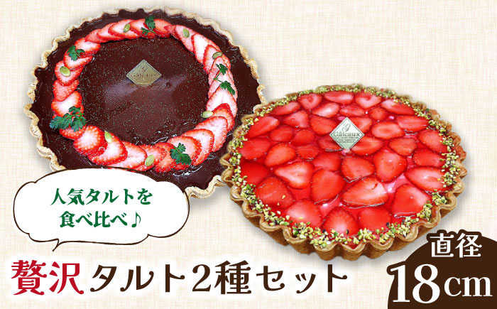 【2026年1月～発送】【舌にあふれる季節感♪こだわりのサクサクタルト】苺のWチーズと生チョコムースタルト2種セット / タルト たると ケーキ タルトケーキ スイーツ デザート / 南島原市 / アトリエジジ [SAA013]