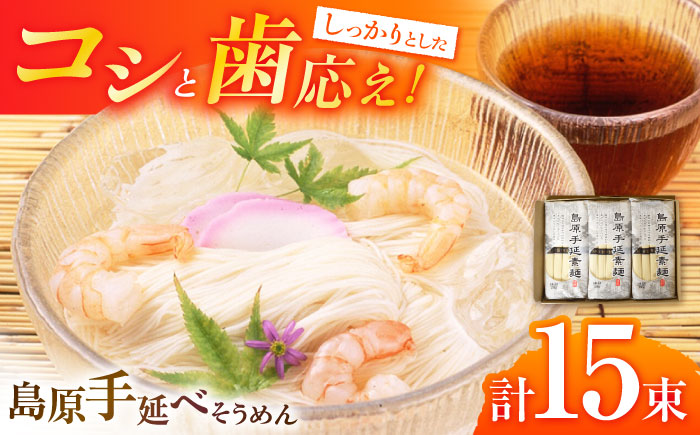 【お試し】島原手延べそうめん 3袋セット 750g  / 島原 手延べ 麺  / 南島原市 / ふるさと企画 [SBA074]