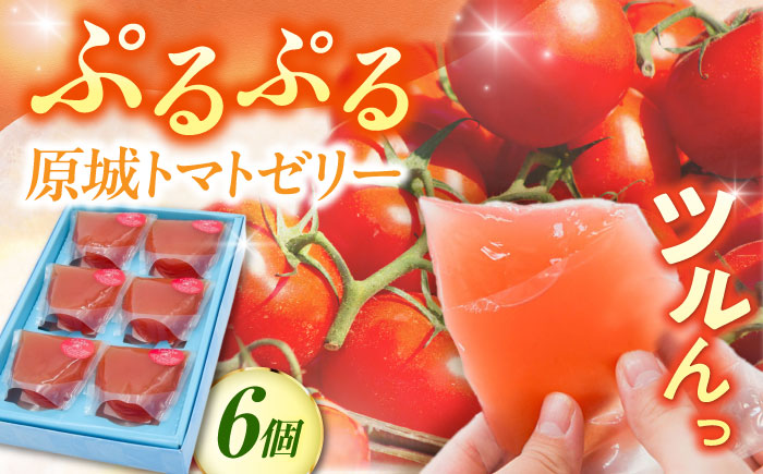 【2026年5月～発送】原城トマトゼリー 6個入り / ゼリー ぜりー デザート とまと おやつ / 南島原市 / 松本製菓舗 [SFV007]