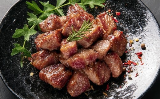 【訳あり】【A4～A5】 長崎和牛 サイコロステーキ 約400g ／ 和牛 牛肉 ぎゅうにく お肉 おにく 肉 にく 赤身 霜降り もも 肩ロース ステーキ 長崎県 時津町 冷凍