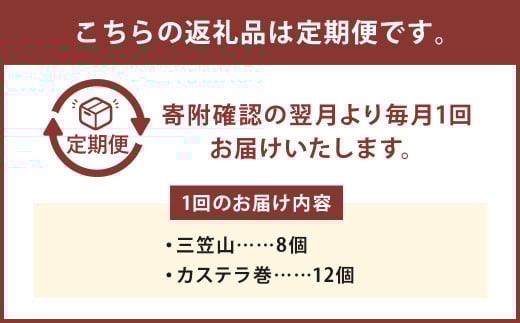 【12ヶ月定期便】 銘菓詰合せ3号