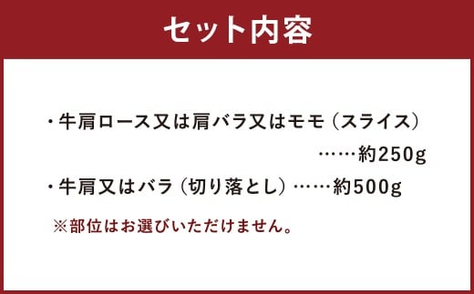 【訳あり】【A4～A5】 長崎和牛 しゃぶしゃぶ すき焼き 約750gセット