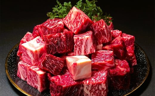 【訳あり】【A4～A5】 長崎和牛 サイコロステーキ 約800g （約400g×2パック）