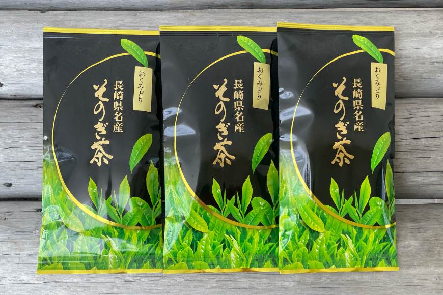 茶 お茶 緑茶 定期便 毎月 そのぎ茶 おくみどり 100g 3袋 12回 総計36袋 [月香園製茶 長崎県 東彼杵町 hs42bag260013] 日本茶 茶葉 ちゃ りょくちゃ 彼杵茶 全国茶品評会 産地賞 受賞