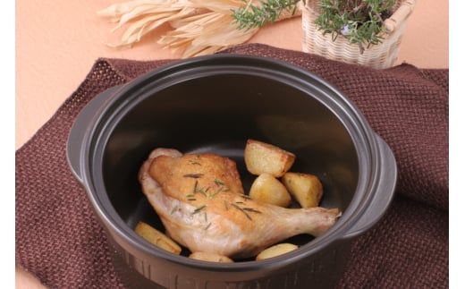 耐熱セラミックス使用 ニュートーセラム鍋19cm 網付き 焼く 炊く 煮る 蒸す 炒める 燻す [トーセラム 長崎県 東彼杵町 hs42bag480000] 耐熱 直火対応 鍋19cm キッチン用品 日本製