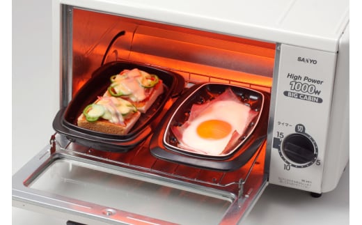 セラミックス グリルロースター 1/2波型・平型 2ヶセット [トーセラム 長崎県 東彼杵町 hs42bag480017] 耐熱陶器 オーブン トースター キャンプ アウトドア バーベキュー キッチン用品 日本製