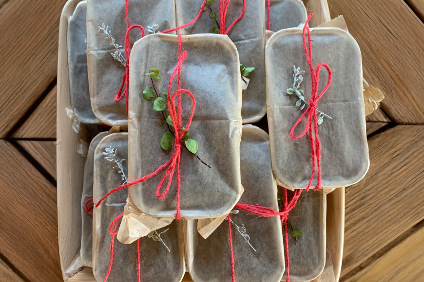 塩麹 クッキー 豆腐 ブランデーケーキ 豆腐ブランデーケーキ 400g &塩麹クッキー 1袋 4個入 6袋 詰合せ [海月食堂 長崎県 東彼杵町 hs42bag460004] とうふ 詰め合わせ 塩麹 塩こうじ