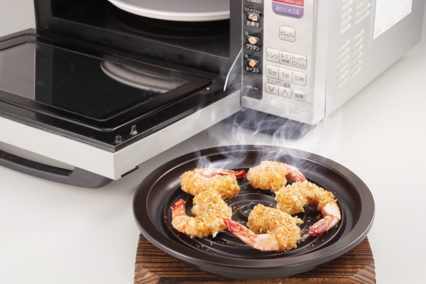 電子レンジ対応 レンジで揚げ太郎 Mサイズ [トーセラム 長崎県 東彼杵町 hs42bag480016] 耐熱陶器 レンチン 電子レンジ調理 時短 直火OK キッチン用品 日本製