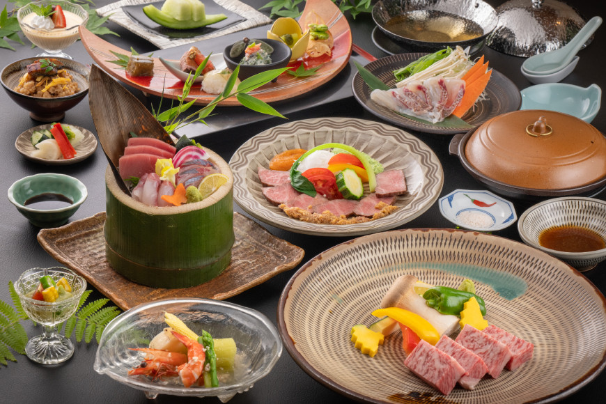 宿泊券 温泉 源泉かけ流し露天風呂付:スーペリア離れ和洋室 長崎和牛 会席プラン 1泊2食付き ペア宿泊券 [そのぎ茶温泉 長崎県 東彼杵町 hs42bag280003] 旅行 観光 旅館